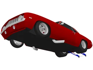 Chevrolet Camaro Pro Drag 3D Model