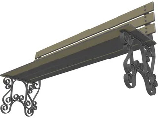 Bench 3D Model