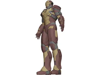 Iron Man Heartbreaker 3D Model