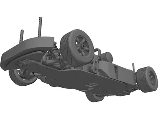 Camaro Nitro RS4 RC Car 3D Model