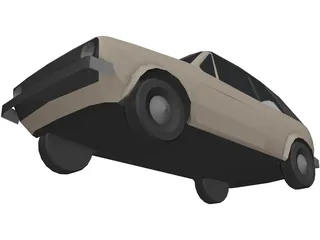 Volkswagen Golf Convertible 3D Model