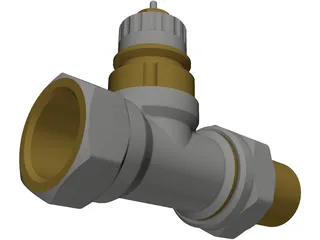 Danfoss Radiator Valve 3D Model
