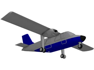 Britten Norman Islander/Defender 3D Model