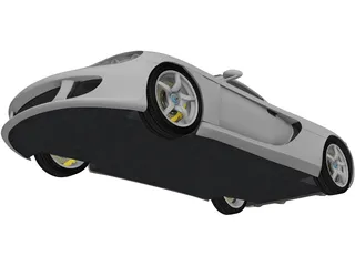 Porsche Carrera GT (2003) 3D Model