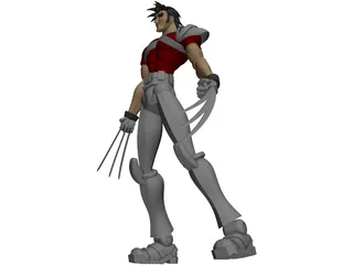 Wolverine 3D Model