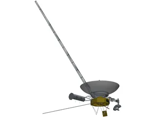 Voyager Probe 3D Model
