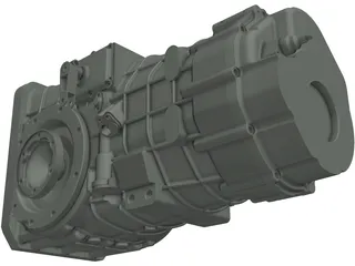 Gearbox Sadev BV SL90-20 4RM 3D Model