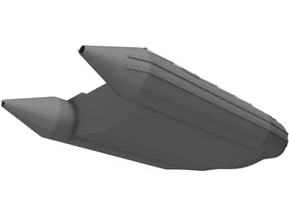 Small Inflatable Boat 3D Model