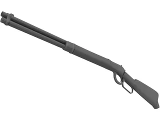 Winchester Rifle 3D Model