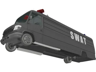 SWAT Truck 3D Model