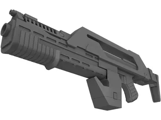 Machine Gun 3D Model