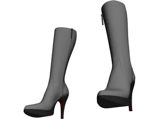 Woman Shoes 3D Model