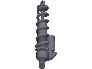 Cane Creek Double Barrel shock 3D Model