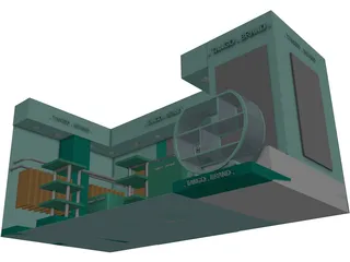 Display Booth 3D Model