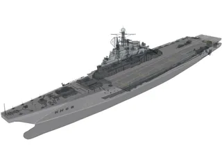 Kiev Russian Aircraft Carrier 3D Model