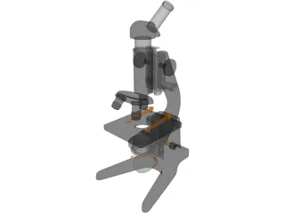 Microscope 3D Model