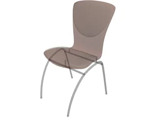 Chair Bended-Wood 3D Model