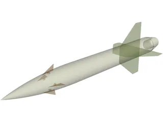 AGM-12 Bullpup Missile 3D Model