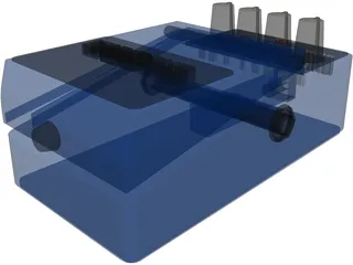 Boss CS3 Guitar Effects Pedal 3D Model