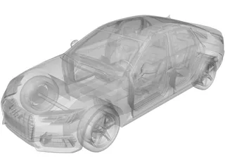 Audi A4 (2017) 3D Model