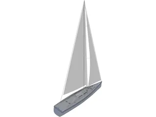 Sailboat 3D Model