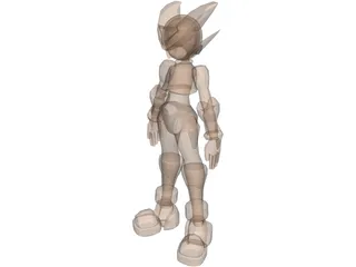 Sega Megaman 3D Model