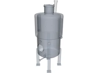 Wine Holding Tank 3D Model