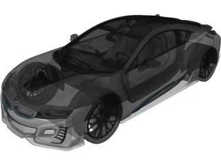 BMW i8 (2015) 3D Model