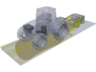 Onion Harvester 3D Model