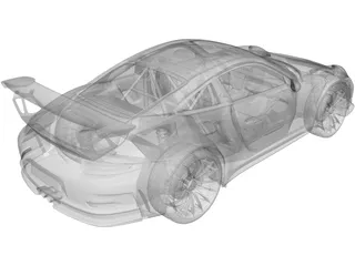 Porsche 911 GT3 RS (2016) 3D Model