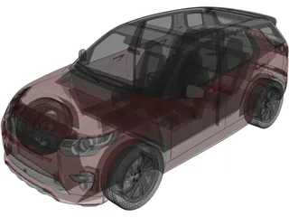 Land Rover Discovery Sport (2016) 3D Model