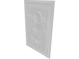 Mona Lisa 3D Model