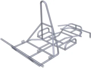Go Kart Chassis 3D Model