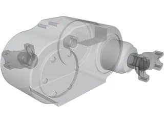 Transfer Case 4x4 3D Model