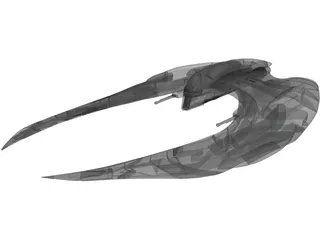 Cylon Raider 3D Model