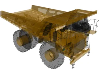 Caterpillar 777D 3D Model