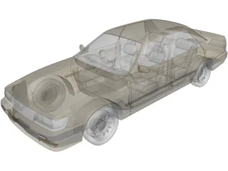 Nissan Laurel C33 (1991) 3D Model
