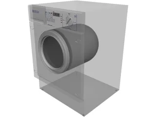 Bosch WVT12840EU Washing Machine with Dryer 3D Model