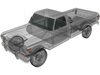 Ford F-150 (1978) 3D Model