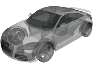 Audi TT RS (2009) 3D Model