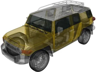 Toyota FJ Cruiser (2010) 3D Model