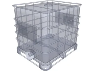 Water Tank 3D Model