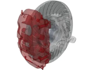 Mazda MX5 Miata Big Brake Conversion 3D Model