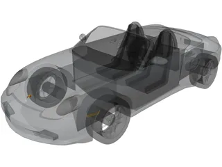 Porsche Boxster (1997) 3D Model