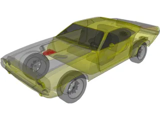 Chevrolet Camaro (1969) 3D Model