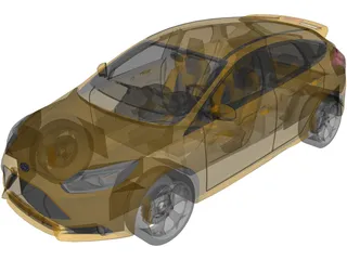 Ford Focus ST (2012) 3D Model