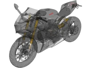 Ducati 1199 Panagale (2012) 3D Model