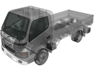 Toyota Toyoace Flatbed (2006) 3D Model