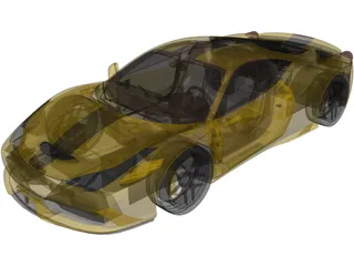 Ferrari 458 Speciale (2014) 3D Model