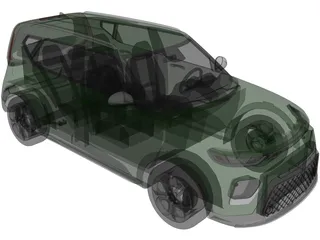 Kia Soul EX (2020) 3D Model